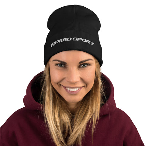 Embroidered SPEED SPORT Knit Beanie