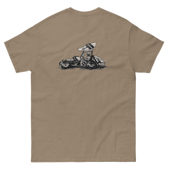 Vintage Winged Sprint Car Tee - logo front, art on back