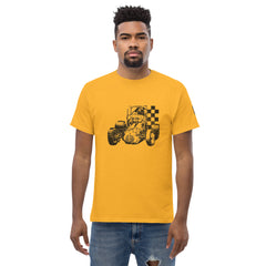 Vintage Sprint Car - checkered flag tee