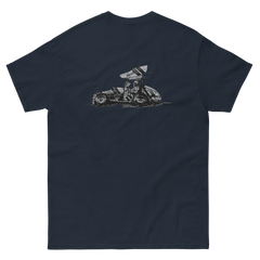 Vintage Winged Sprint Car Tee - logo front, art on back