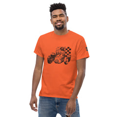 Vintage Sprint Car - checkered flag tee
