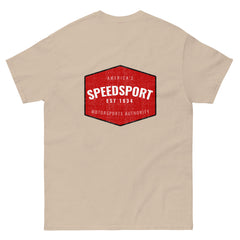 Men's classic tee with SPEED SPORT "hex" logo