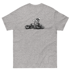 Vintage Winged Sprint Car Tee - logo front, art on back