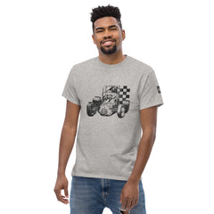 Vintage Sprint Car - checkered flag tee