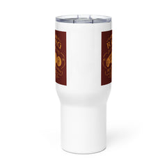 Travel mug with a handle