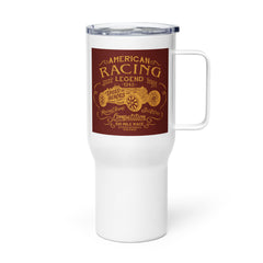 Travel mug with a handle