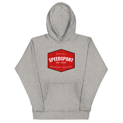 Unisex SPEED SPORT Red Chevron Logo Hoodie