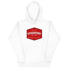 Unisex SPEED SPORT Red Chevron Logo Hoodie