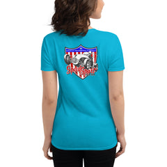 Women's fitted short sleeve t-shirt - Classic Shield