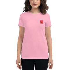 Women's fitted short sleeve t-shirt - Classic Shield