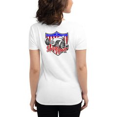 Women's fitted short sleeve t-shirt - Classic Shield