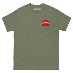 Men's classic tee with SPEED SPORT "hex" logo