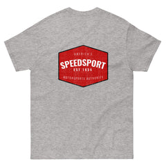 Men's classic tee with SPEED SPORT "hex" logo